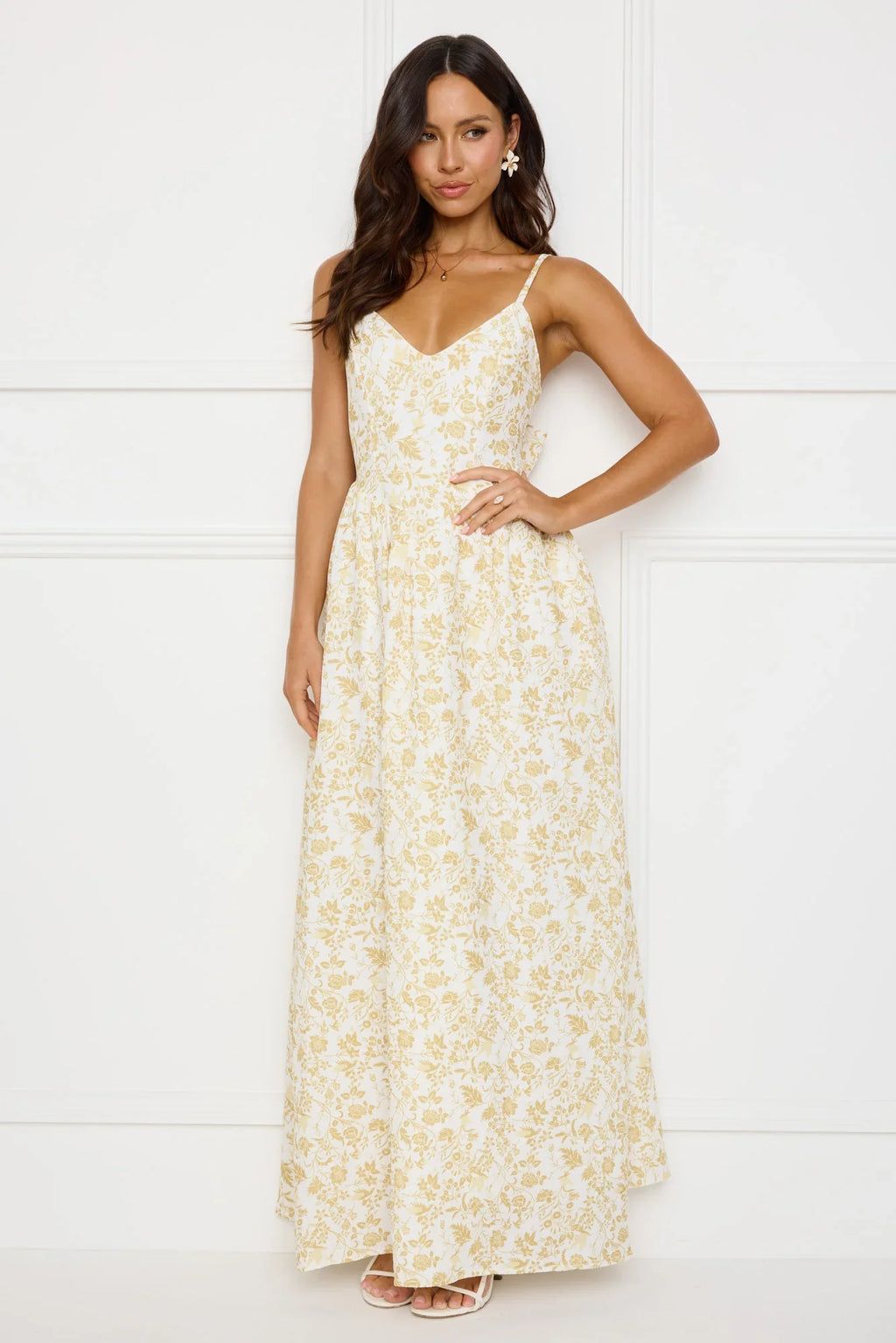 Waking Sun Maxi Dress Yellow
