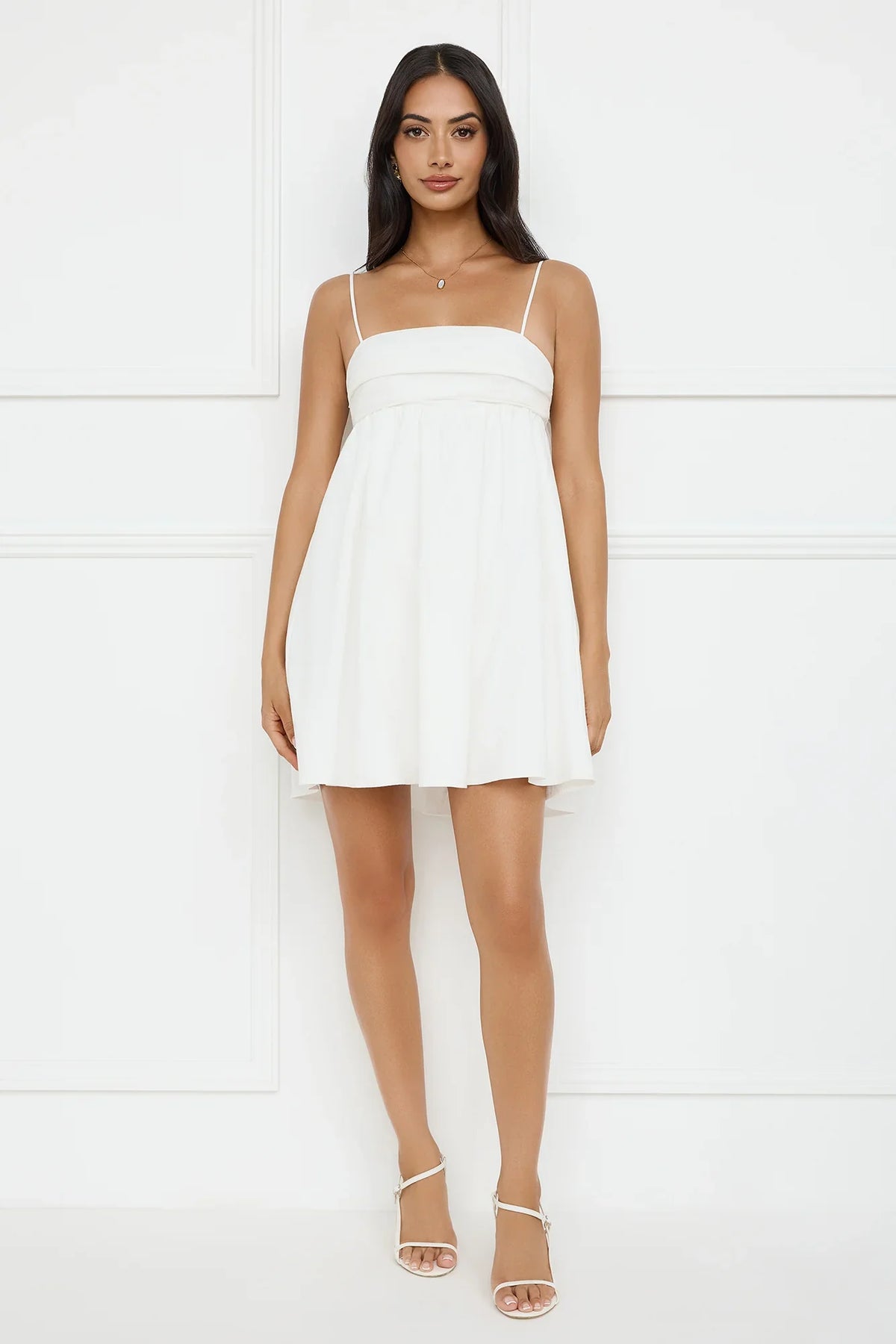 Sands Of Paradise Mini Dress White