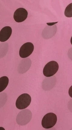 Imali Mini Dress - Pink/Choc Polka