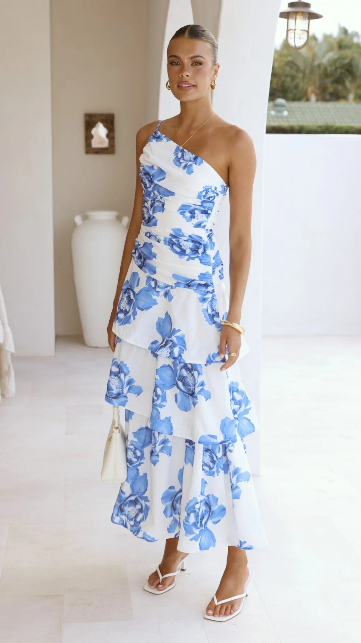Nalani Maxi Dress - Blue Floral