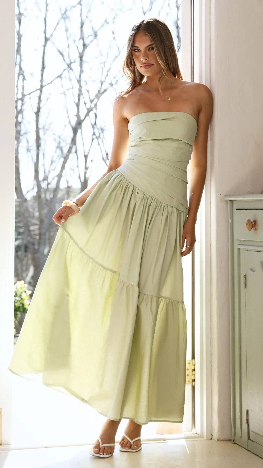 Lola Maxi Dress - Sage