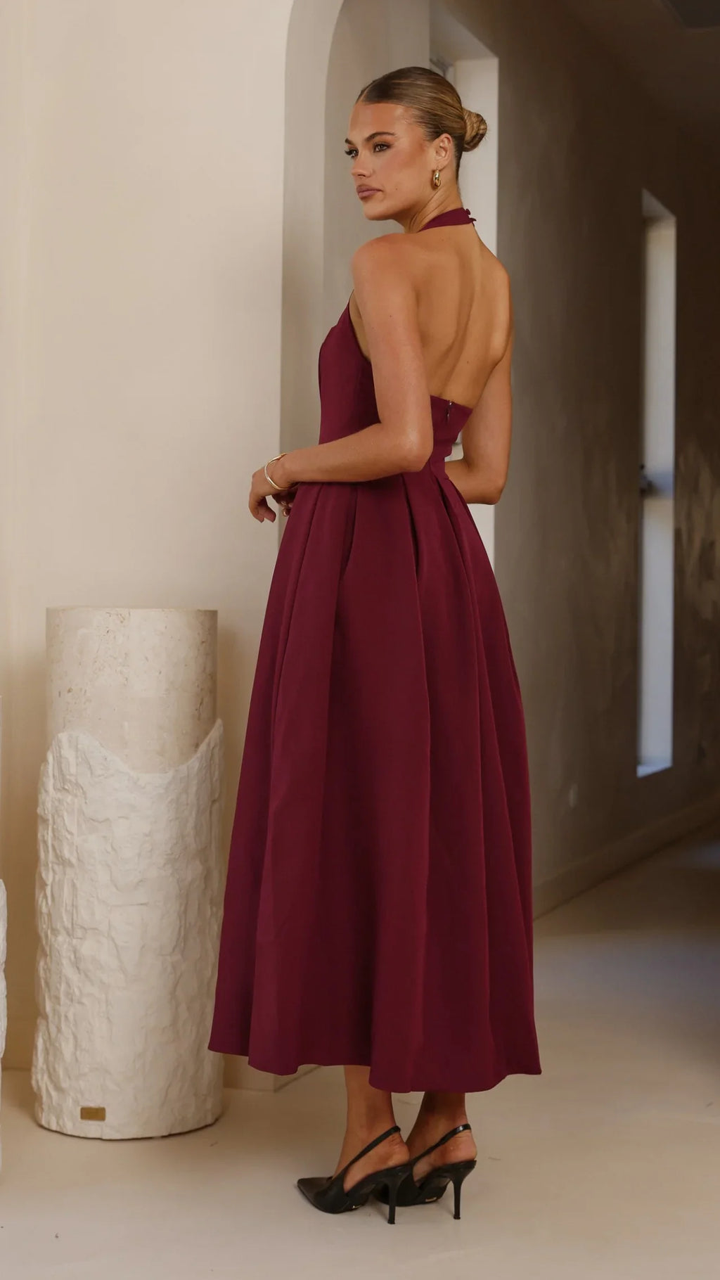 Kristen Maxi Dress - Wine
