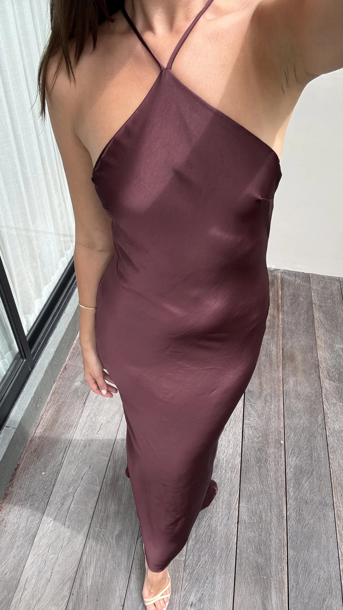 Chiara Maxi Dress - Chocolate