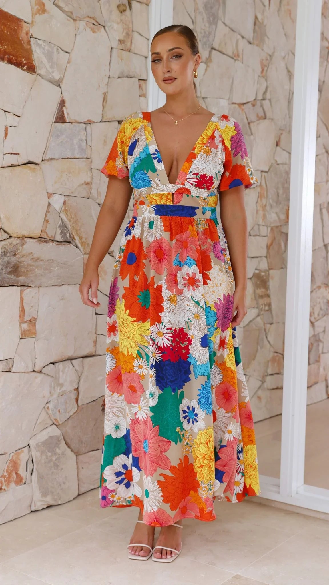 Baker Maxi Dress - Multi Floral