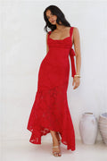 Enchanted Empire Maxi Dress Red