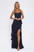 Urban Elegance Maxi Dress Navy