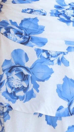 Nalani Maxi Dress - Blue Floral