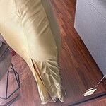 The Loretta Cowl Satin Maxi Dress Copper