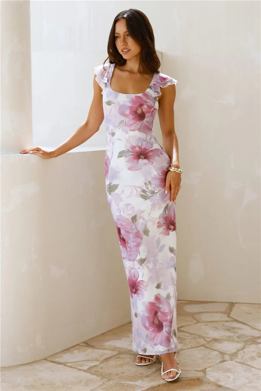 League Of Her Own Maxi Dress Floral