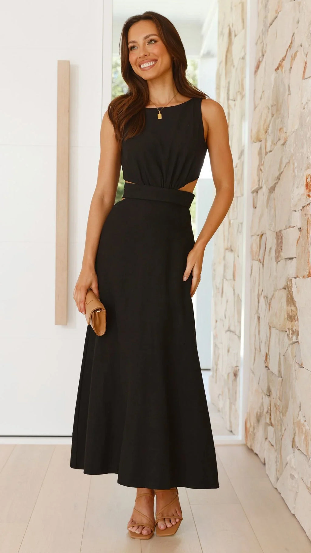 Kimberley Maxi Dress - Black