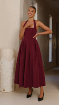 Kristen Maxi Dress - Wine