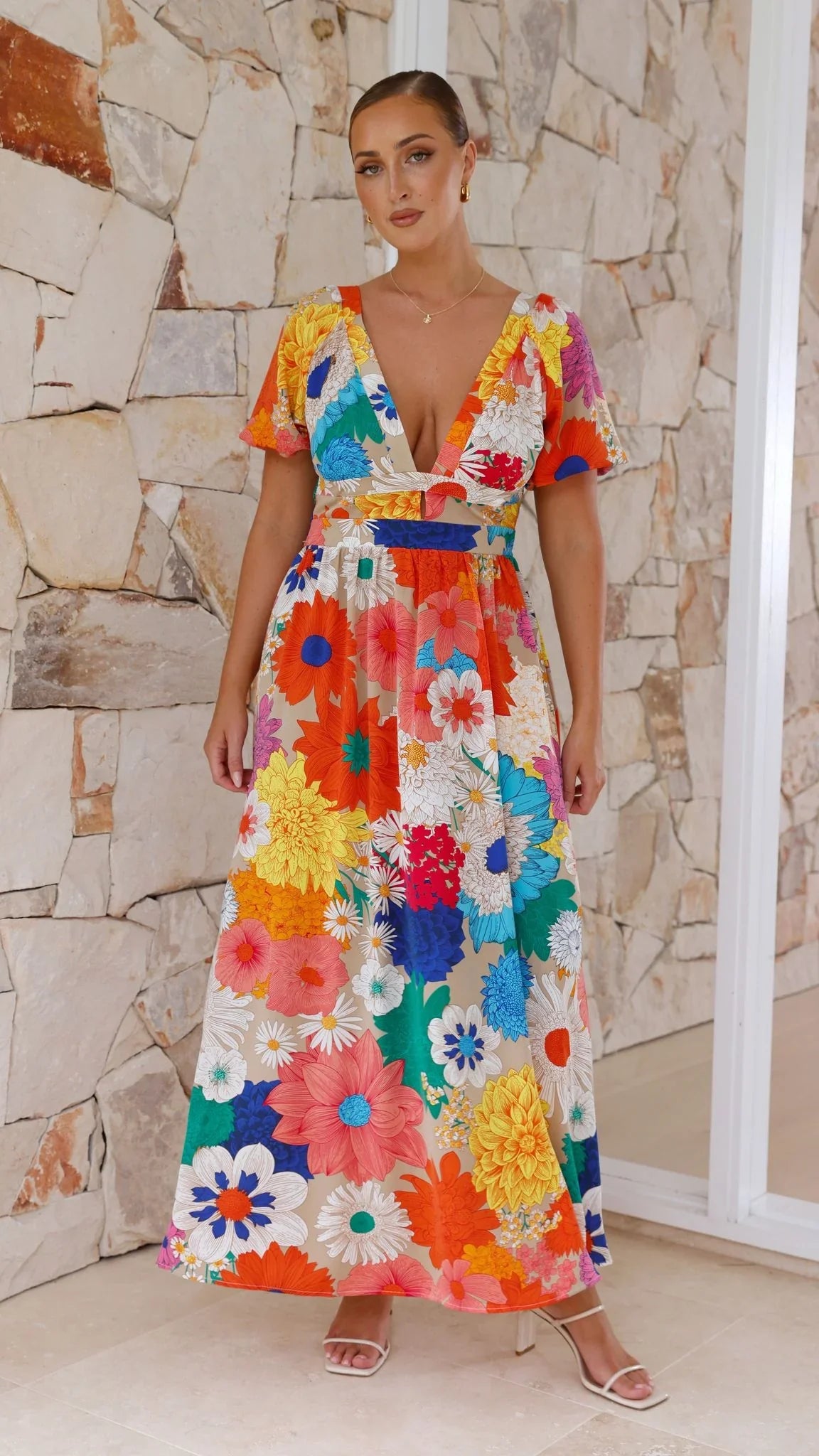 Baker Maxi Dress - Multi Floral