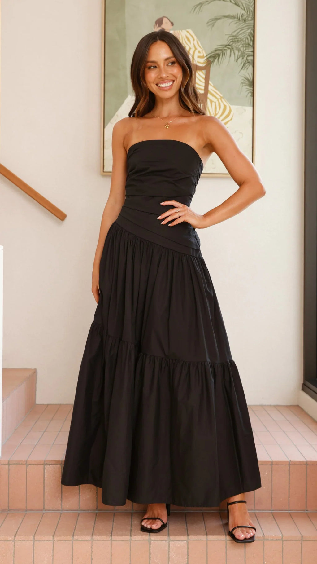 Lola Maxi Dress - Black