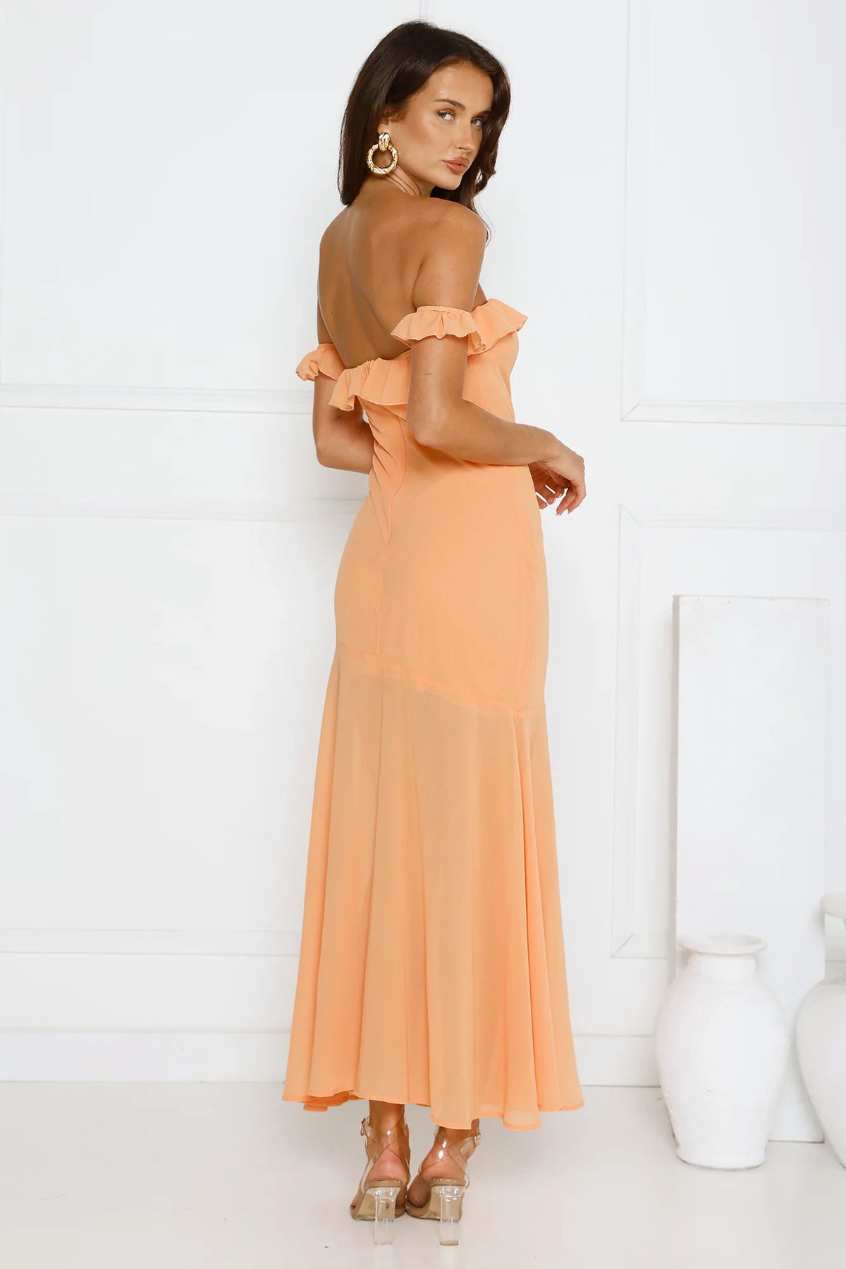 Flirt With Style Maxi Dress Orange
