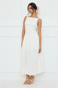 Serene Nights Maxi Dress White
