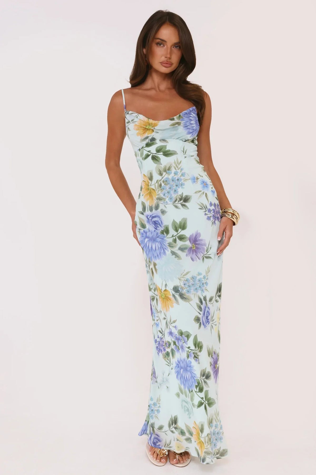 Moonflower Glow Maxi Dress Floral