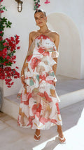 Soho Maxi Dress - Blush Lotus