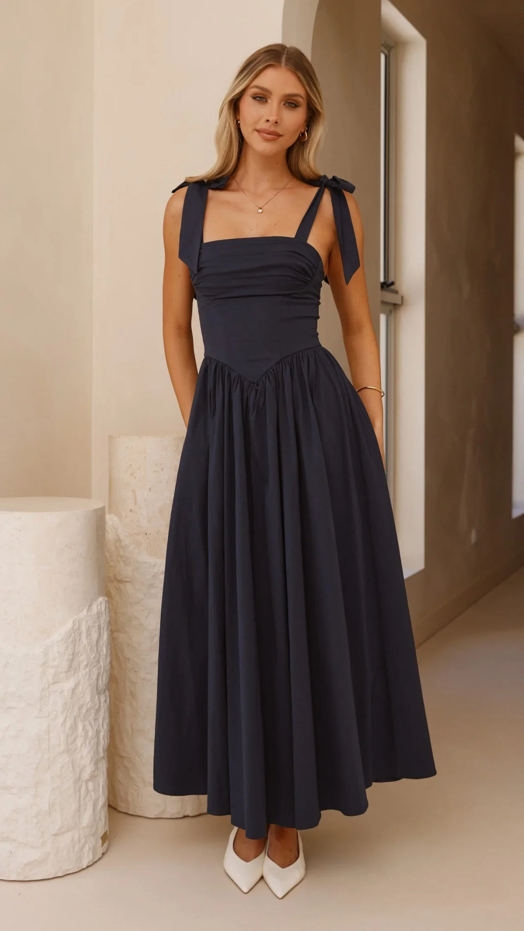 Haisley Maxi Dress - Navy