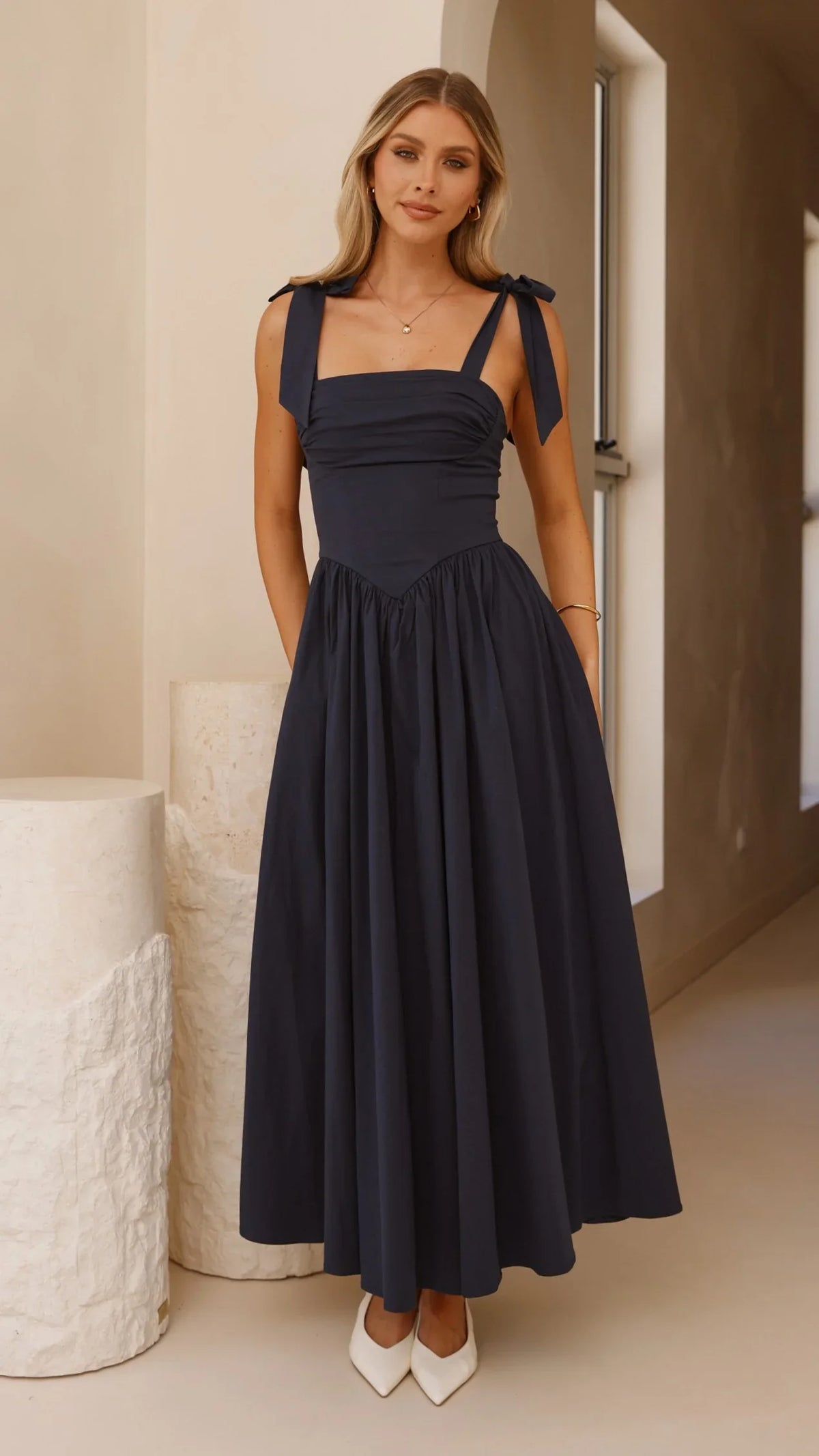 Haisley Maxi Dress - Navy