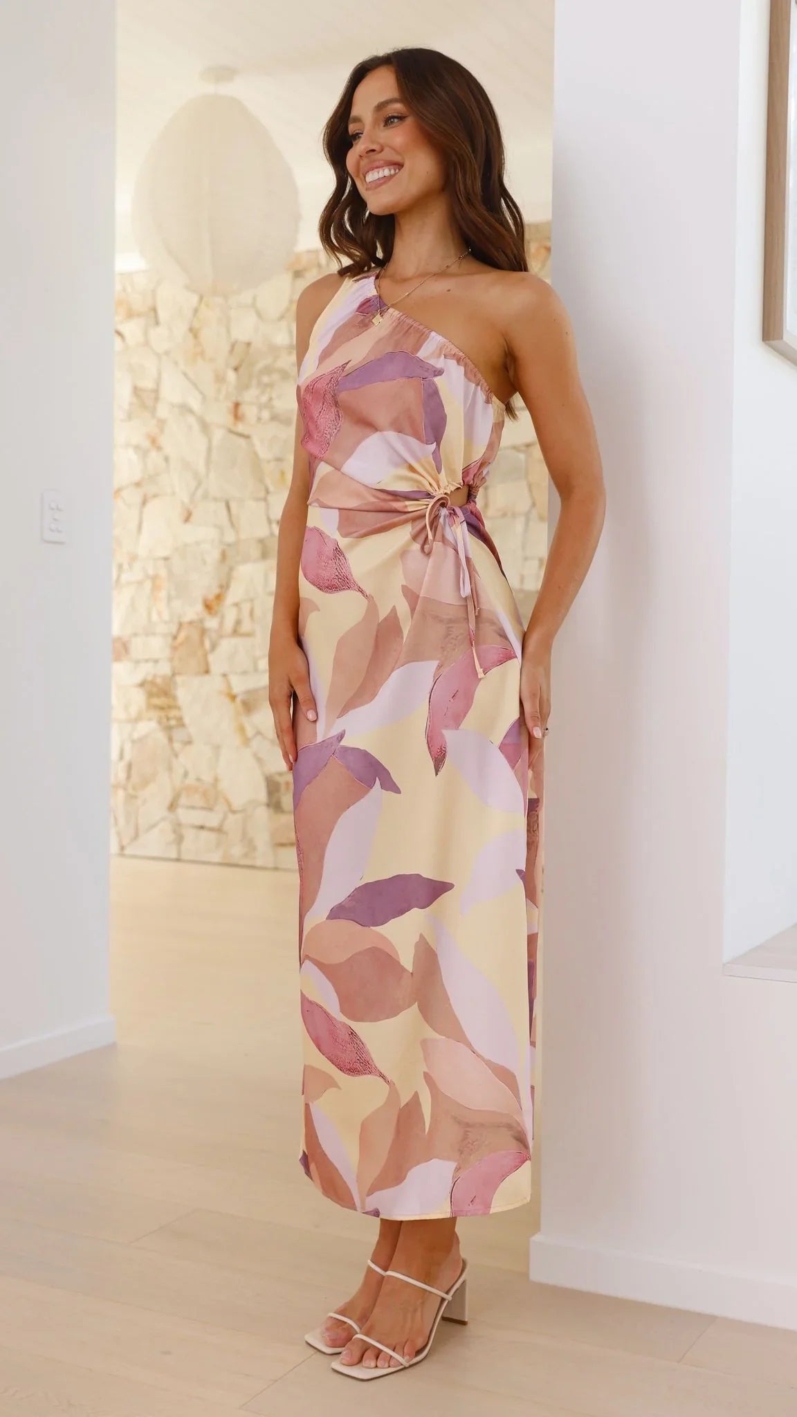 Lana Maxi Dress - Pink/Purple Floral