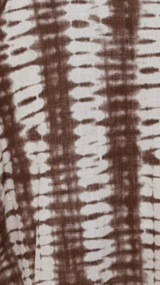 Marcel Maxi Dress - Chocolate Tie Dye