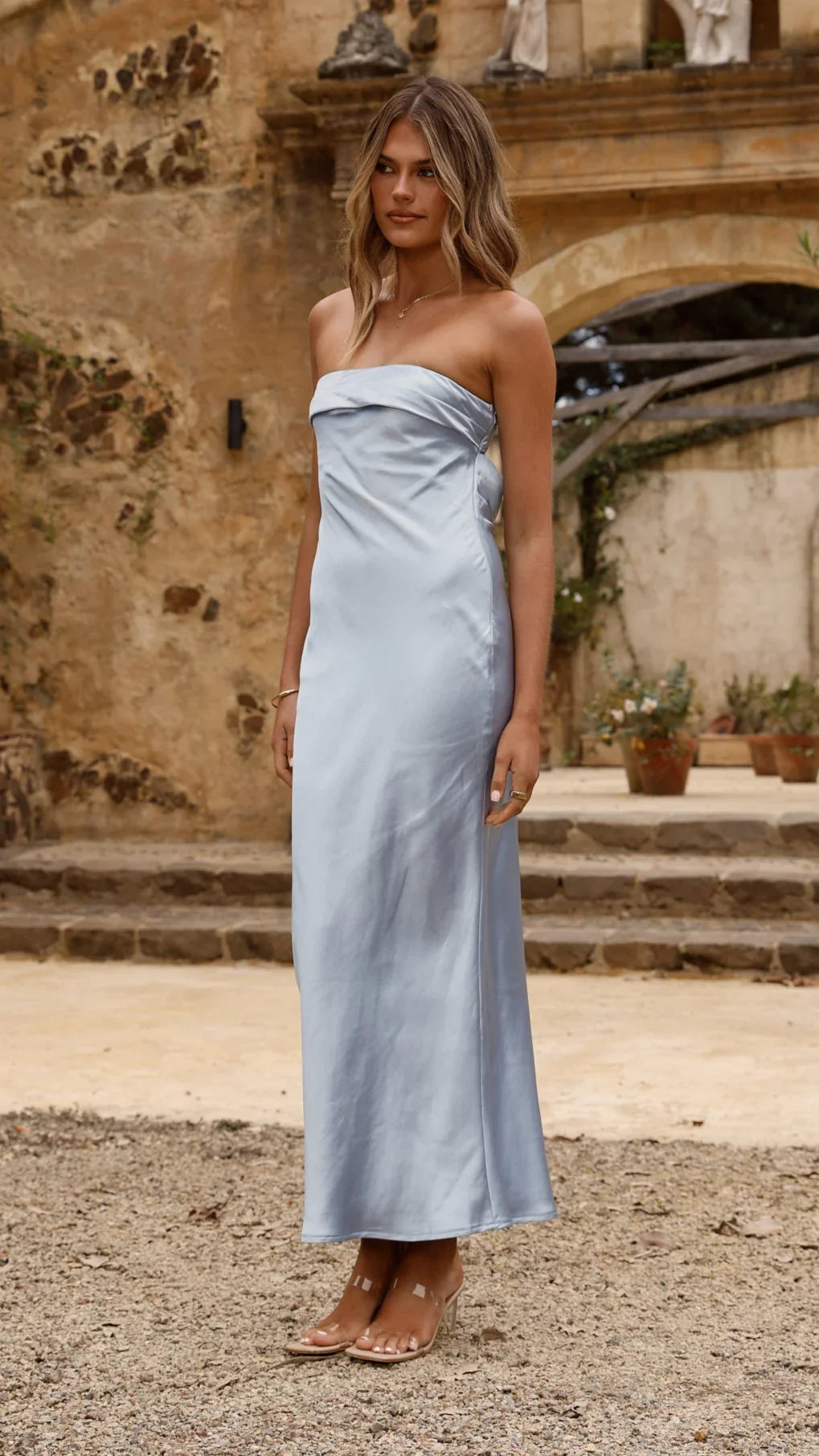 Gisele Maxi Dress - Baby Blue