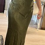 The Madeline Cowl Satin Maxi Dress Black