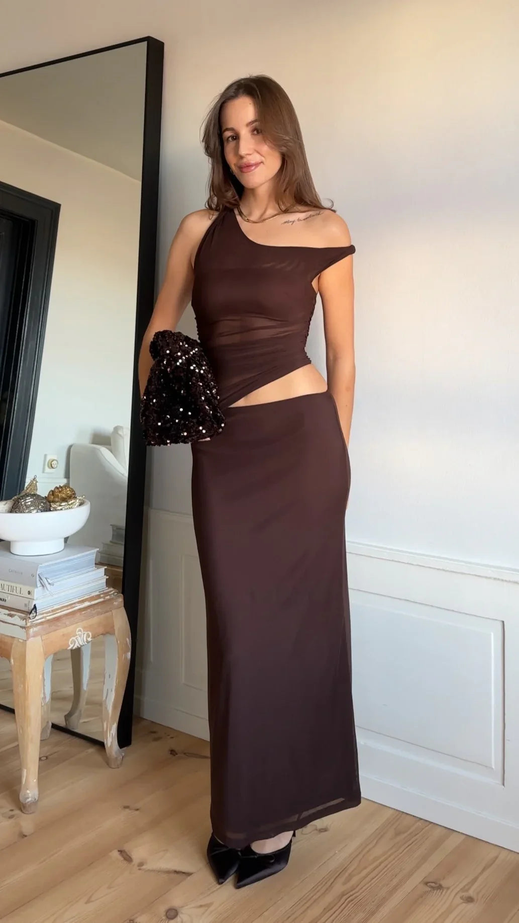 Iantha Maxi Dress - Chocolate
