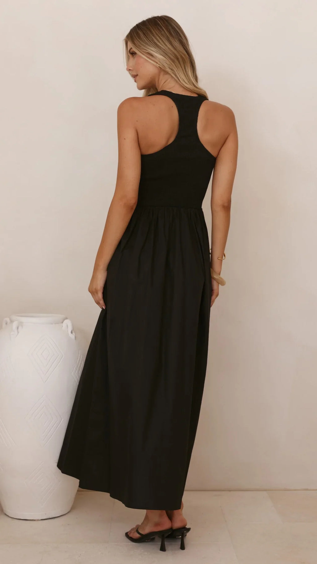 Maia Maxi Dress - Black