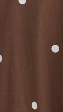 Sandra Maxi Dress - Chocolate/White Polka