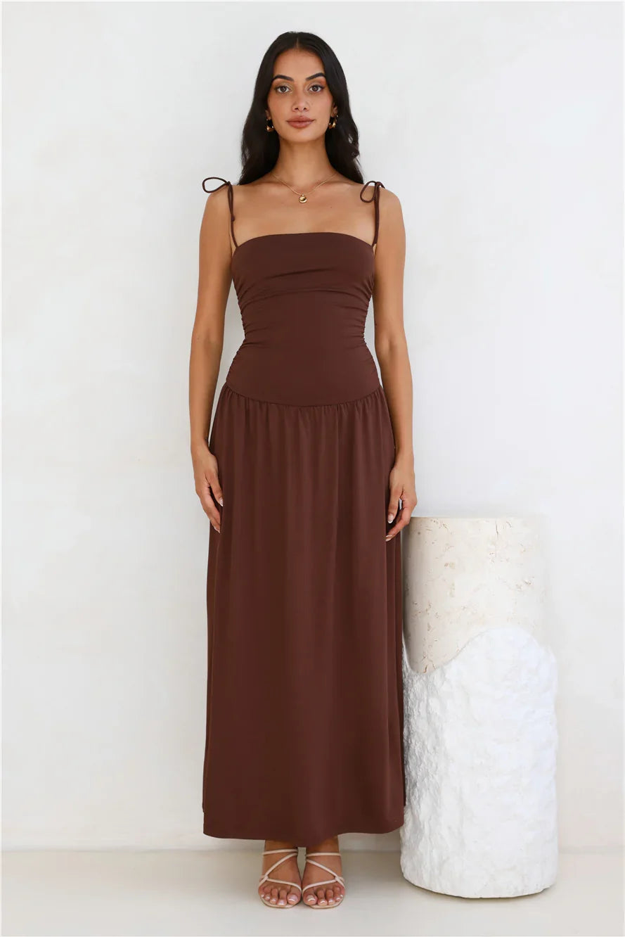 Dream Strides Maxi Dress Brown
